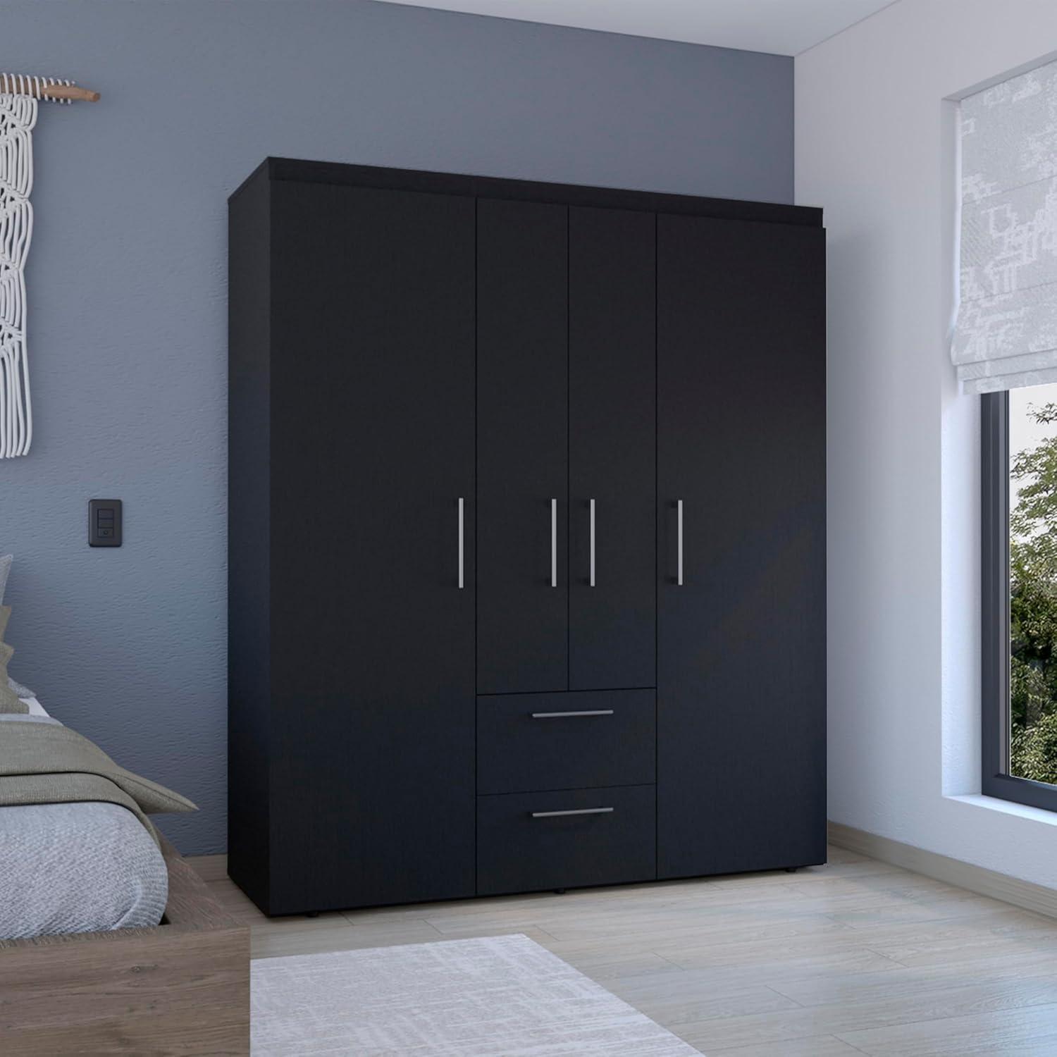 Exploring Elegant Storage Our Take On The Dearmoire Black Wardrobe