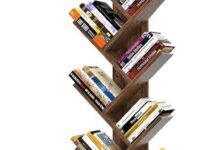 Exploring Space And Style With The Rustic Brown Tree Bookshelf Review
