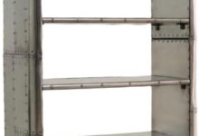 Exploring The Nautical Mart Aluminum Bookcase Vintage Art Deco Flair Meets Function