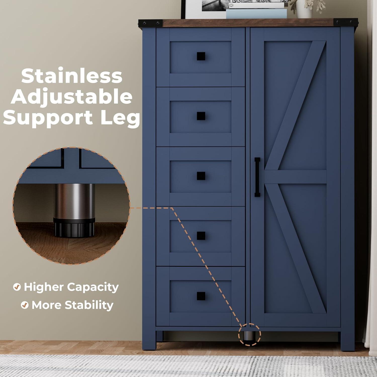 Farmhouse ⁣Charm Meets Function: Exploring the 5-Drawer tall Dresser's Strengths ⁣and Limits