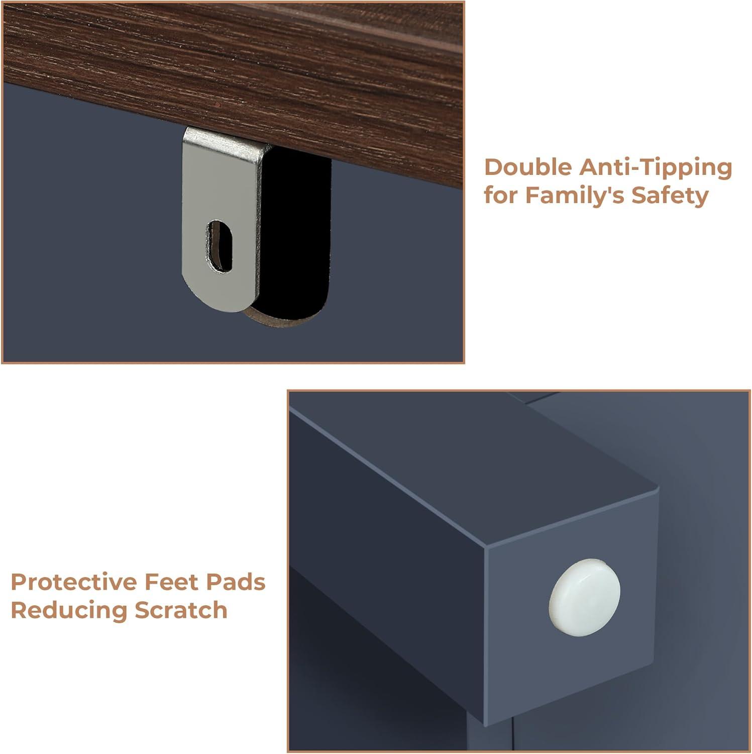 Farmhouse Charm Meets Function: Exploring the 5-Drawer Tall Dresser's Strengths ​and Limits