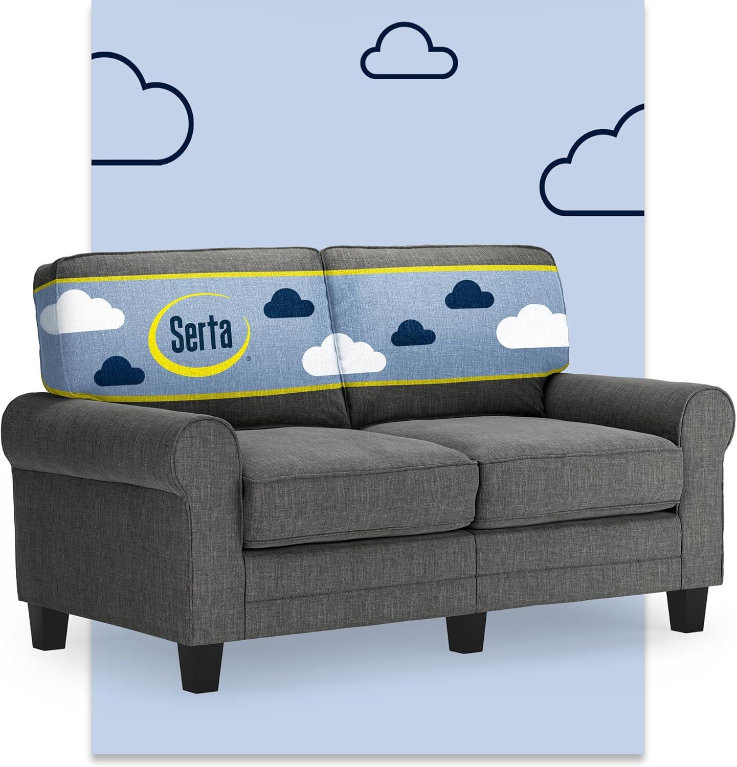 Finding Comfort and Style in the Serta Copenhagen 61″ Rolled Arm Sofa
