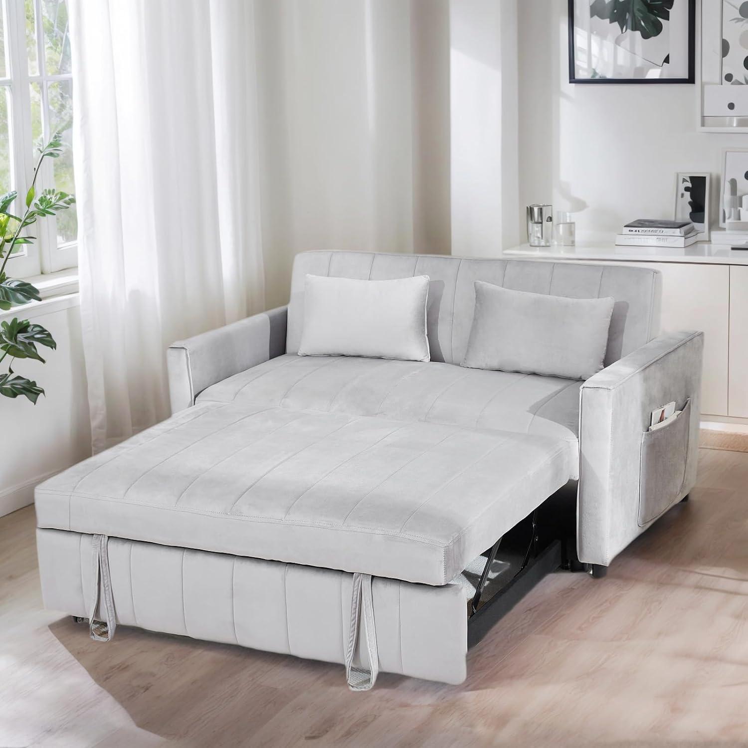 Finding The Balance Comfort And Style In A Compact Velvet Futon Sofa Bed