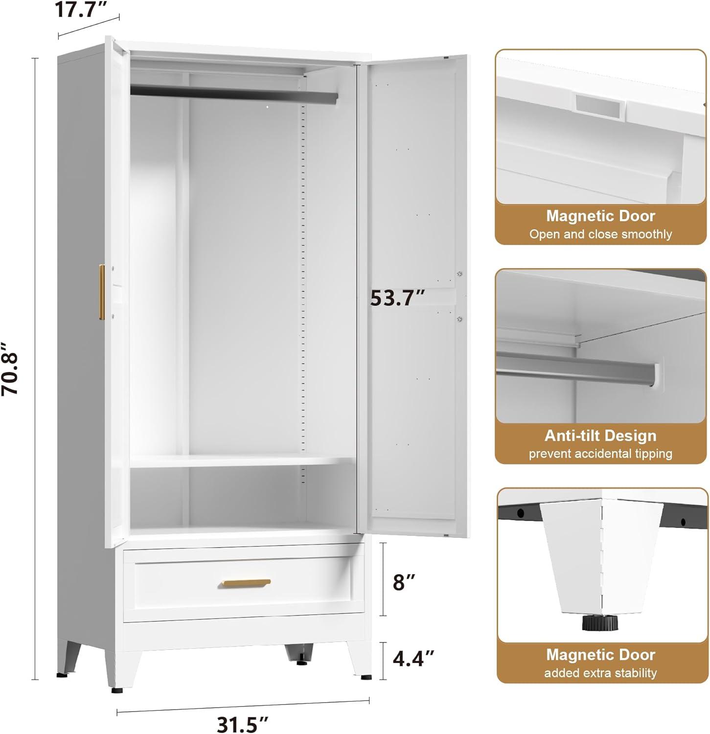 Finding the ⁣Perfect Blend of Style and Function in a 71'' Farmhouse ⁢Wardrobe⁣ Cabinet