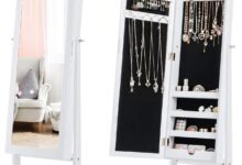 Giantex Jewelry Cabinet Review Stylish Storage Meets Space Saving Design