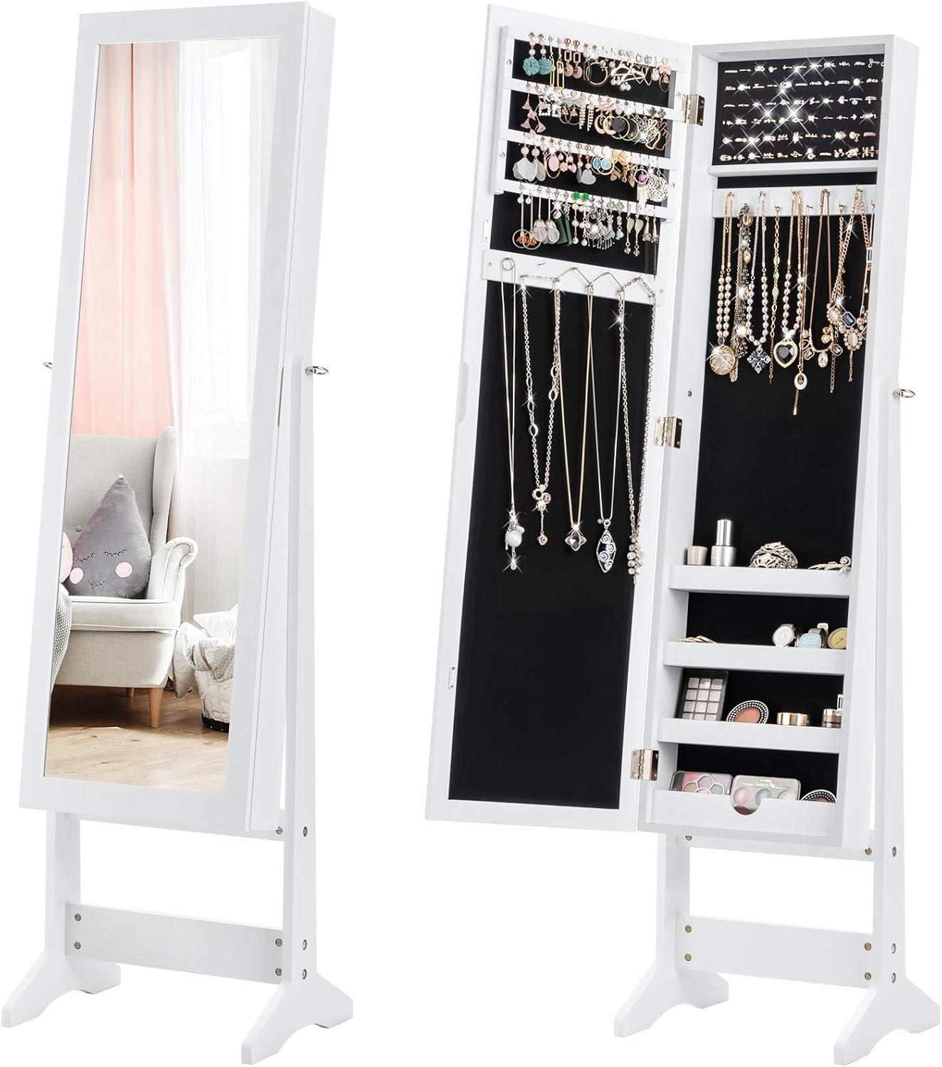 Giantex Jewelry Cabinet Review Stylish Storage Meets Space Saving Design