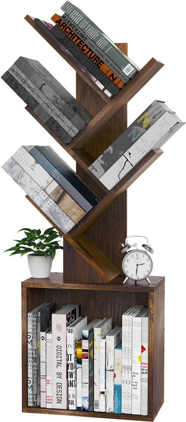 How The Ochine Tree Bookshelf Balances Style And Function In Small Spaces