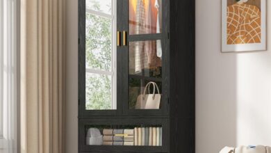 Inside The Sleek 2 Door Wardrobe Closet With Led And Mirror Features