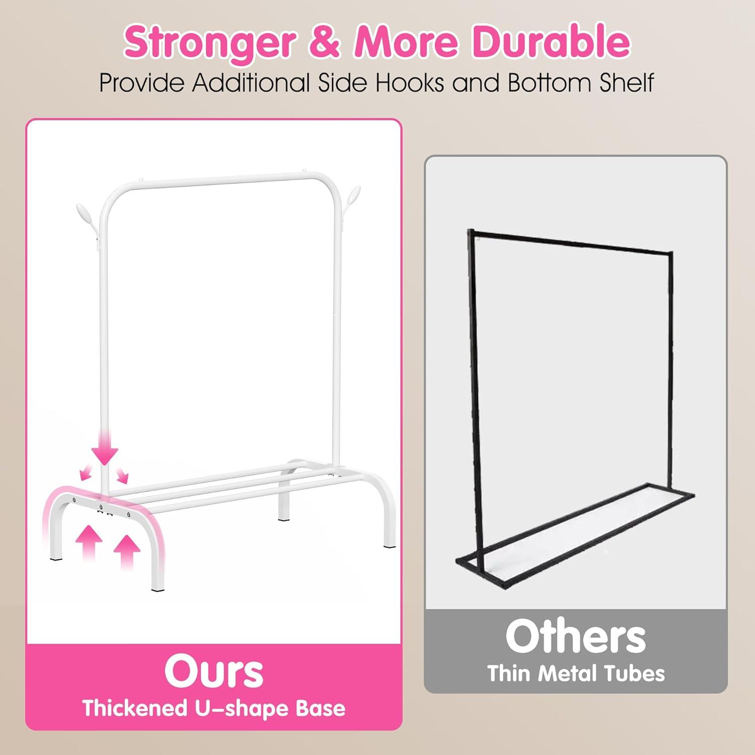 Keeping Kids' Dress-Up Clothes Neat with a stylish, Sturdy Rack