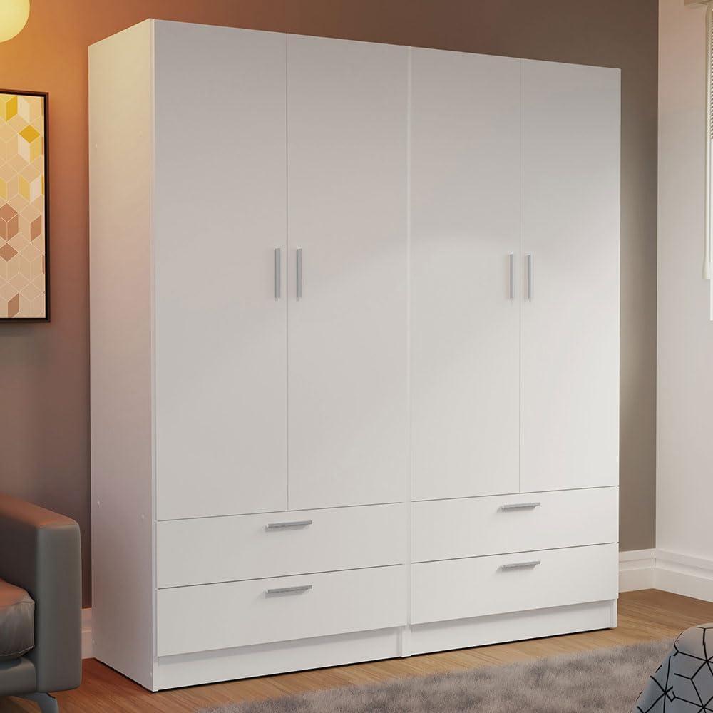 Madesa 4 Doors 4 Drawers Cabinet Spacious Stylish Storage Solution