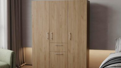 Maximizing Bedroom Space With The Alamo Lake Light Oak Armoire