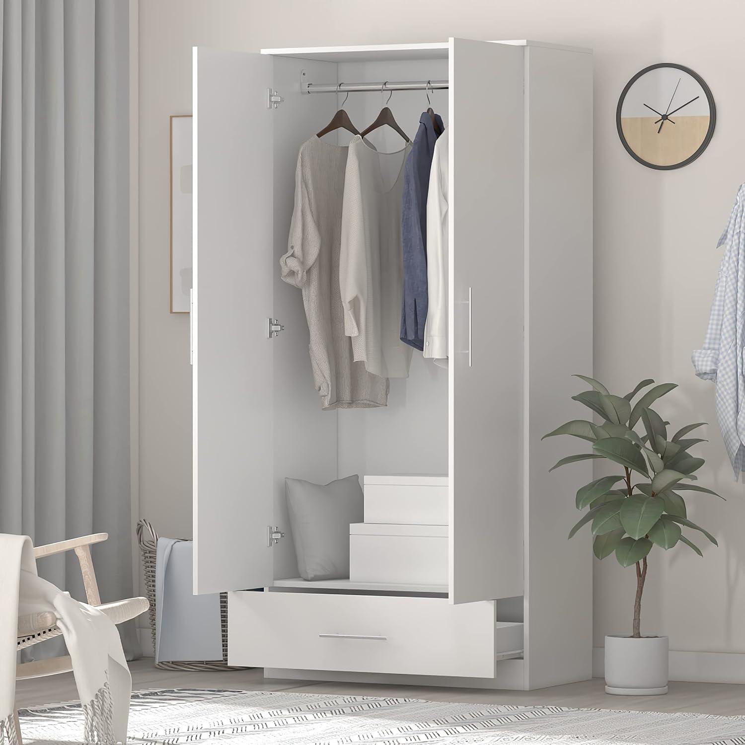 Maximizing Bedroom Storage With The Sleek Hitow Wardrobe Armoire