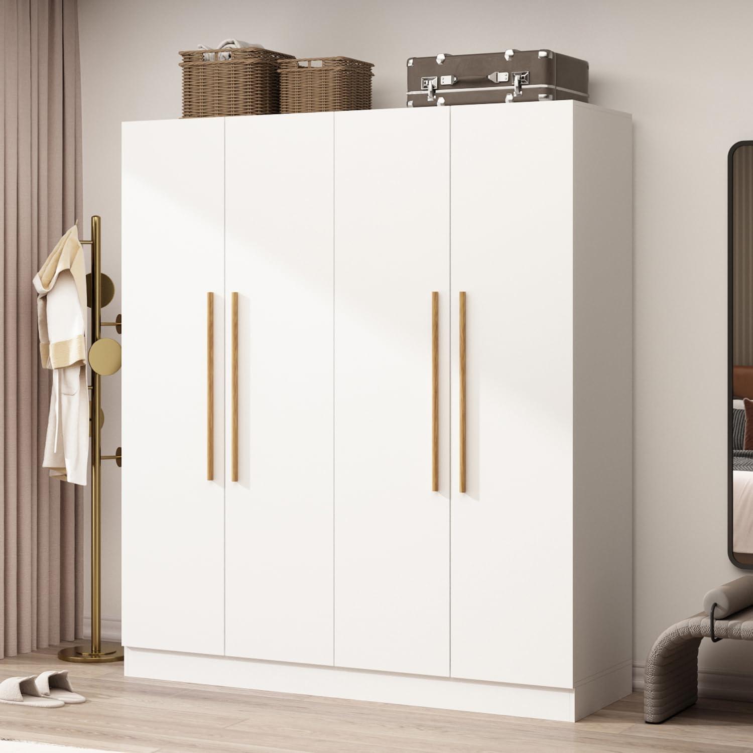 Maximizing Bedroom Storage With The Spacious Aiegle 4 Door Wardrobe