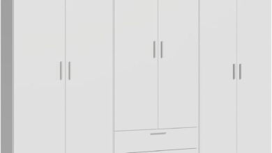 Maximizing Bedroom Storage With The Spacious Madesa 6 Door Wardrobe