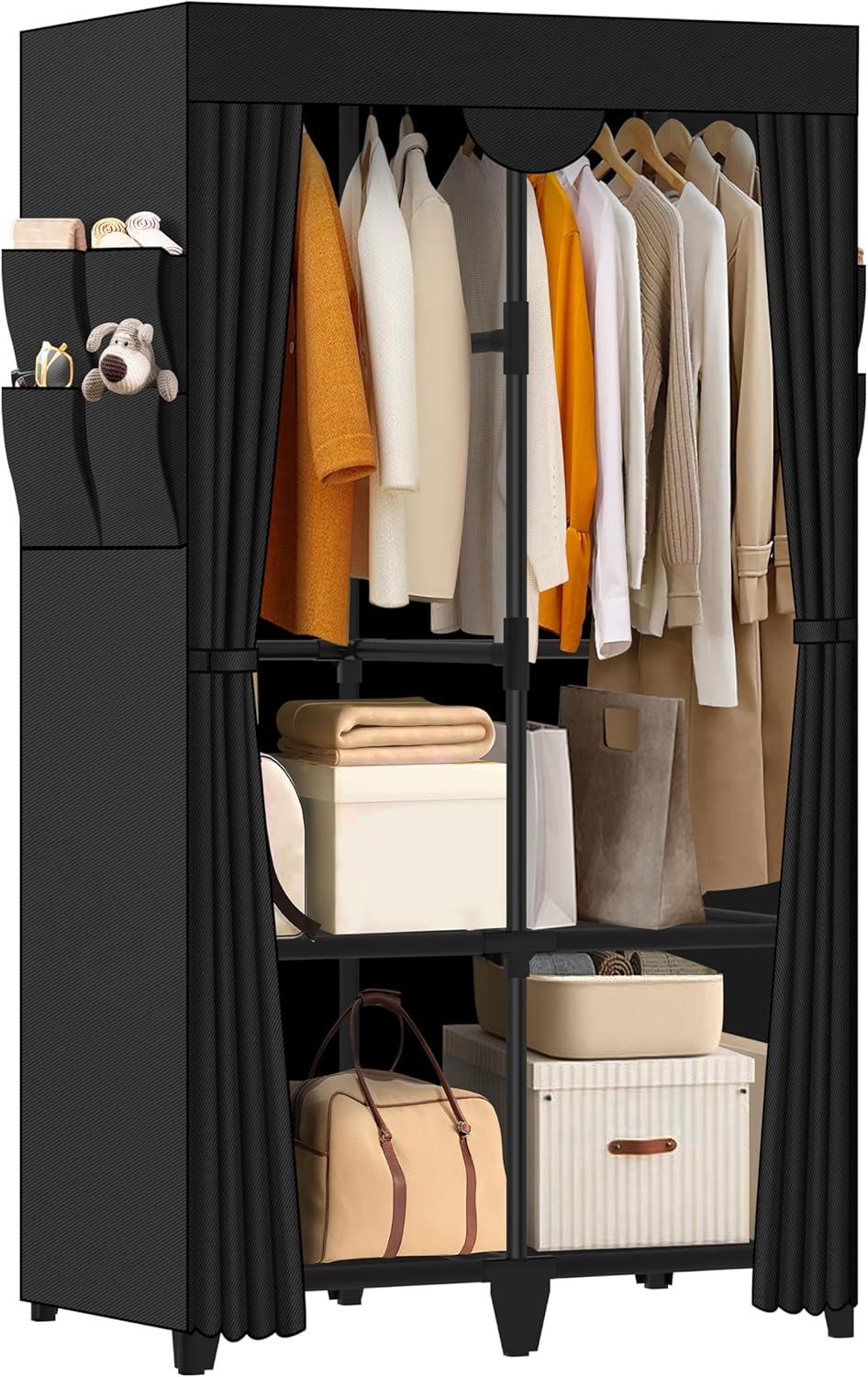 Maximizing Small Spaces A Sturdy Spacious Portable Wardrobe Review