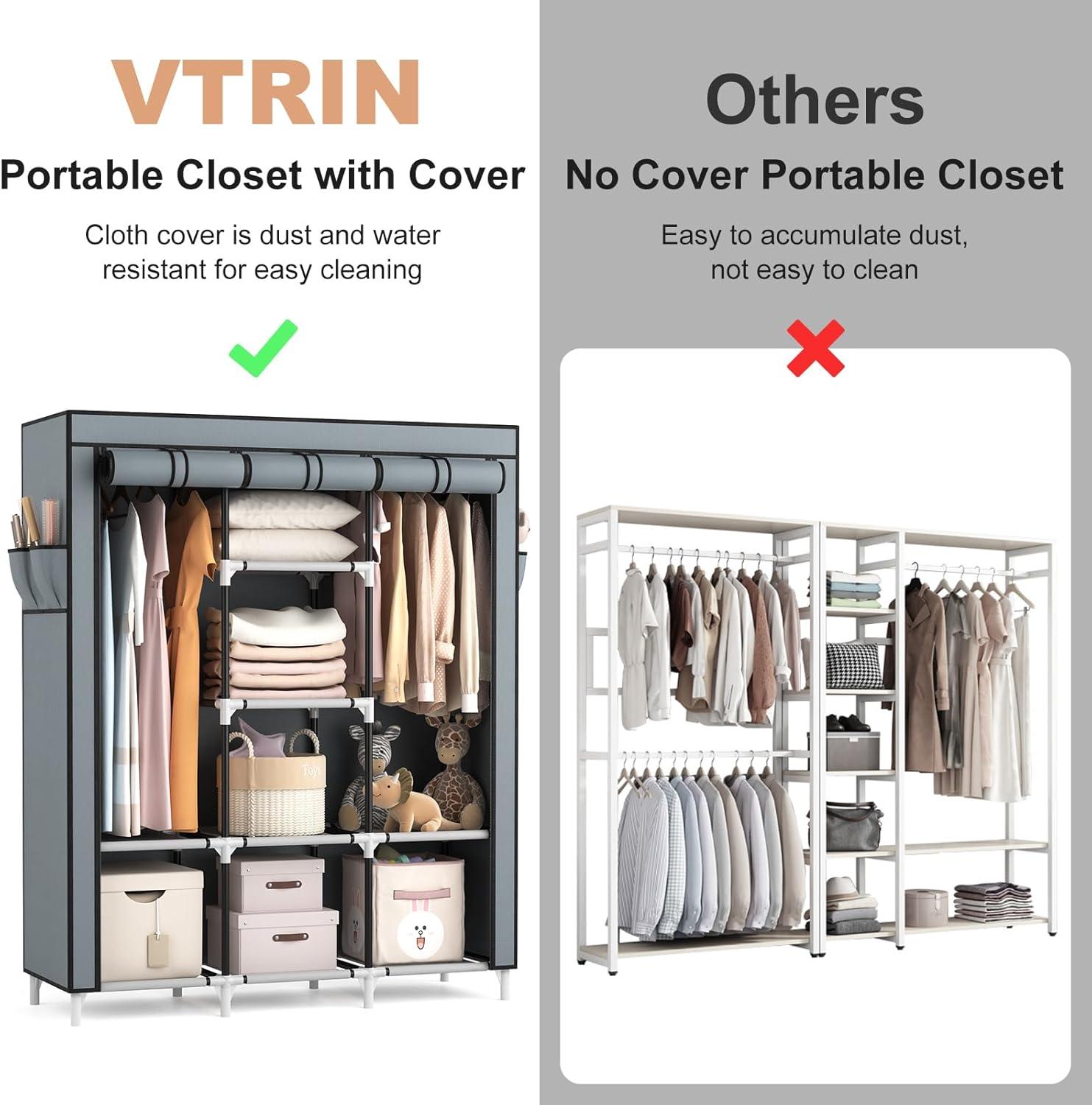 Maximizing Space and Order: our⁢ Take on VTRIN's Portable Wardrobe