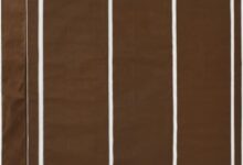 Maximizing Space And Style Exploring A Sturdy Brown Fabric Wardrobe