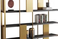 Maximizing Space And Style With A Modern Songchao Stainless Steel Bookshelf
