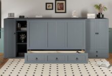 Maximizing Space And Style With A Queen Murphy Bed And Storage Combo