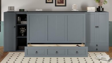 Maximizing Space And Style With A Queen Murphy Bed And Storage Combo