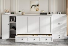 Maximizing Space And Style With A Queen Murphy Bed Featuring Usb Ports