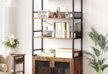 Maximizing Space And Style With A Rustic Industrial Bookshelf