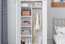 Maximizing Space And Style With The Miocasa Metal Armoire Wardrobe