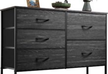 Maximizing Space And Style With The Wlive 5 Drawer Fabric Dresser