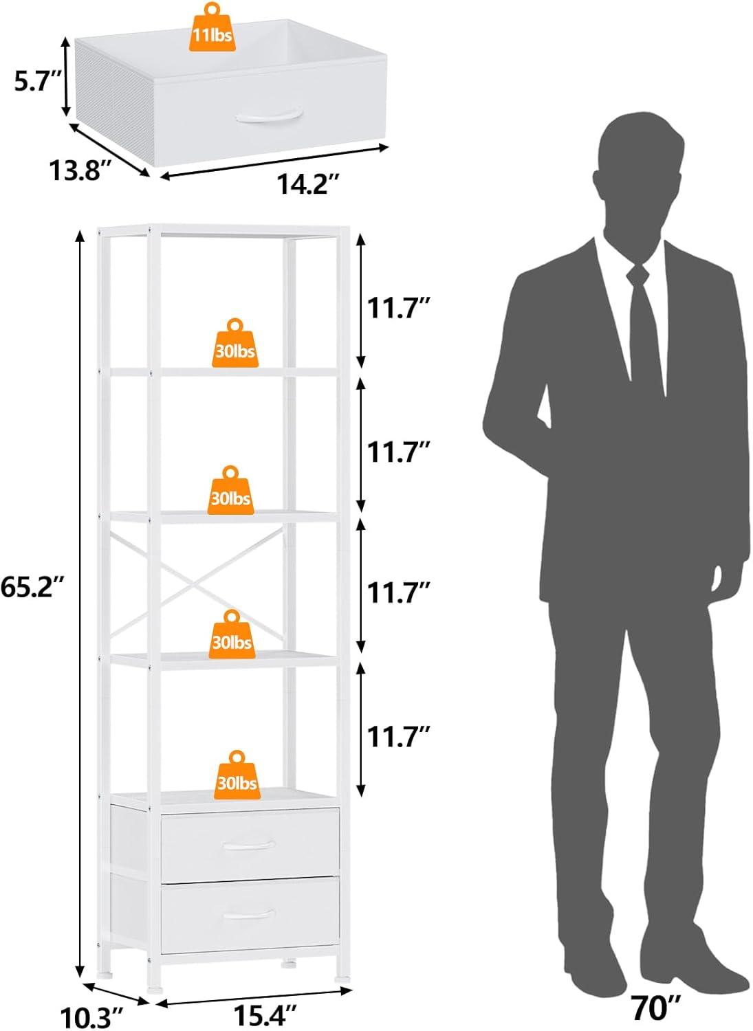 Maximizing Space with Furnulem's 5-Tier⁤ Corner Shelf and Drawers