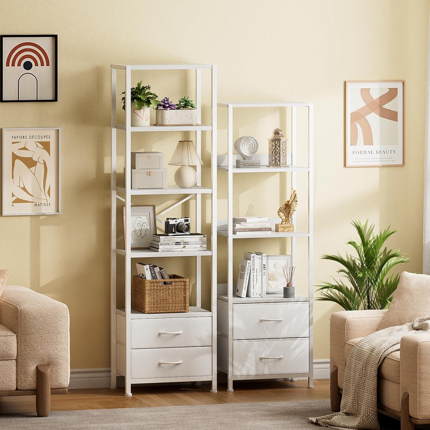 Maximizing Space with⁤ Furnulem's 5-Tier Corner Shelf and Drawers