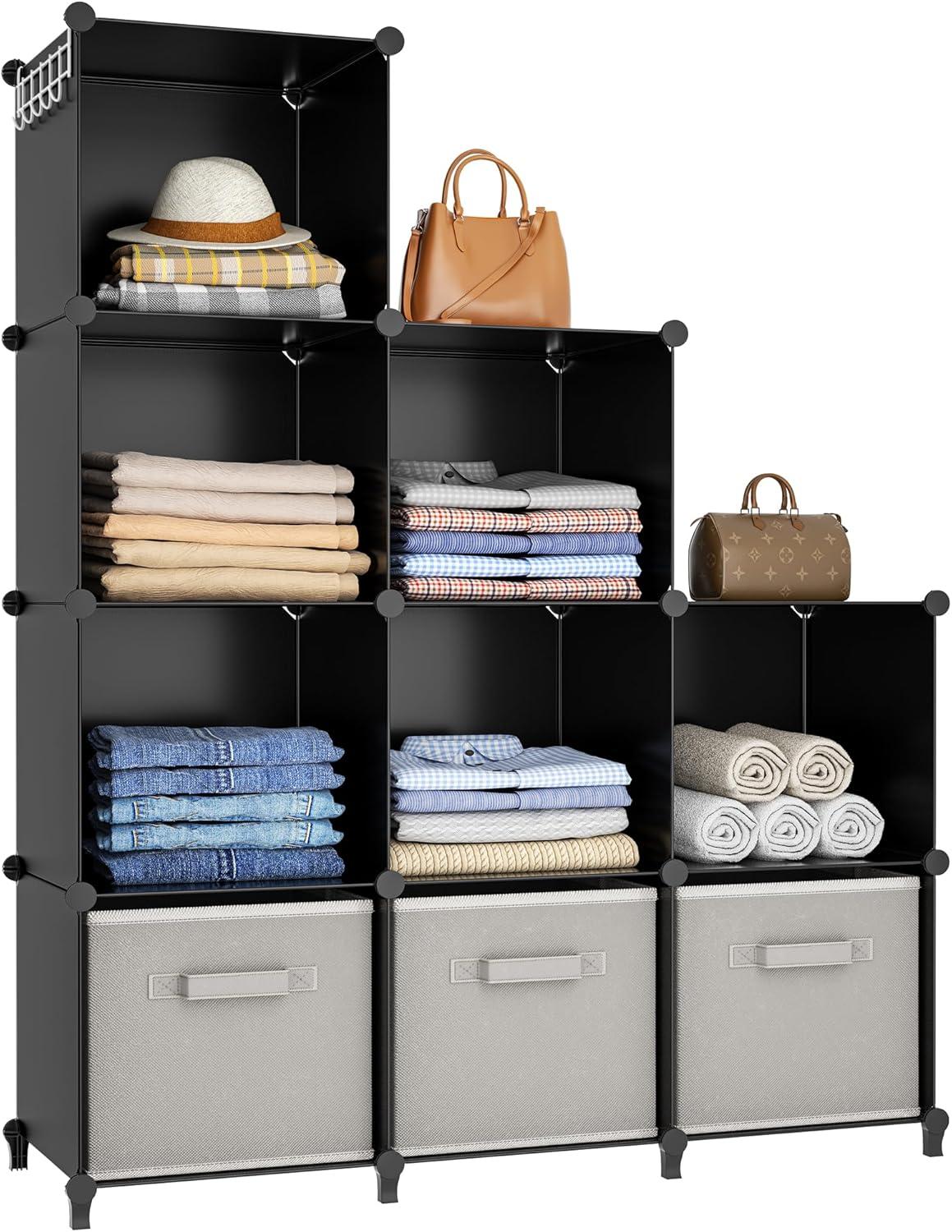 Maximizing Space ​with HOMIDEC's Versatile 9-Cube Storage Organizer