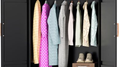 Maximizing Space With Intergreat Sturdy Metal Armoire Wardrobe