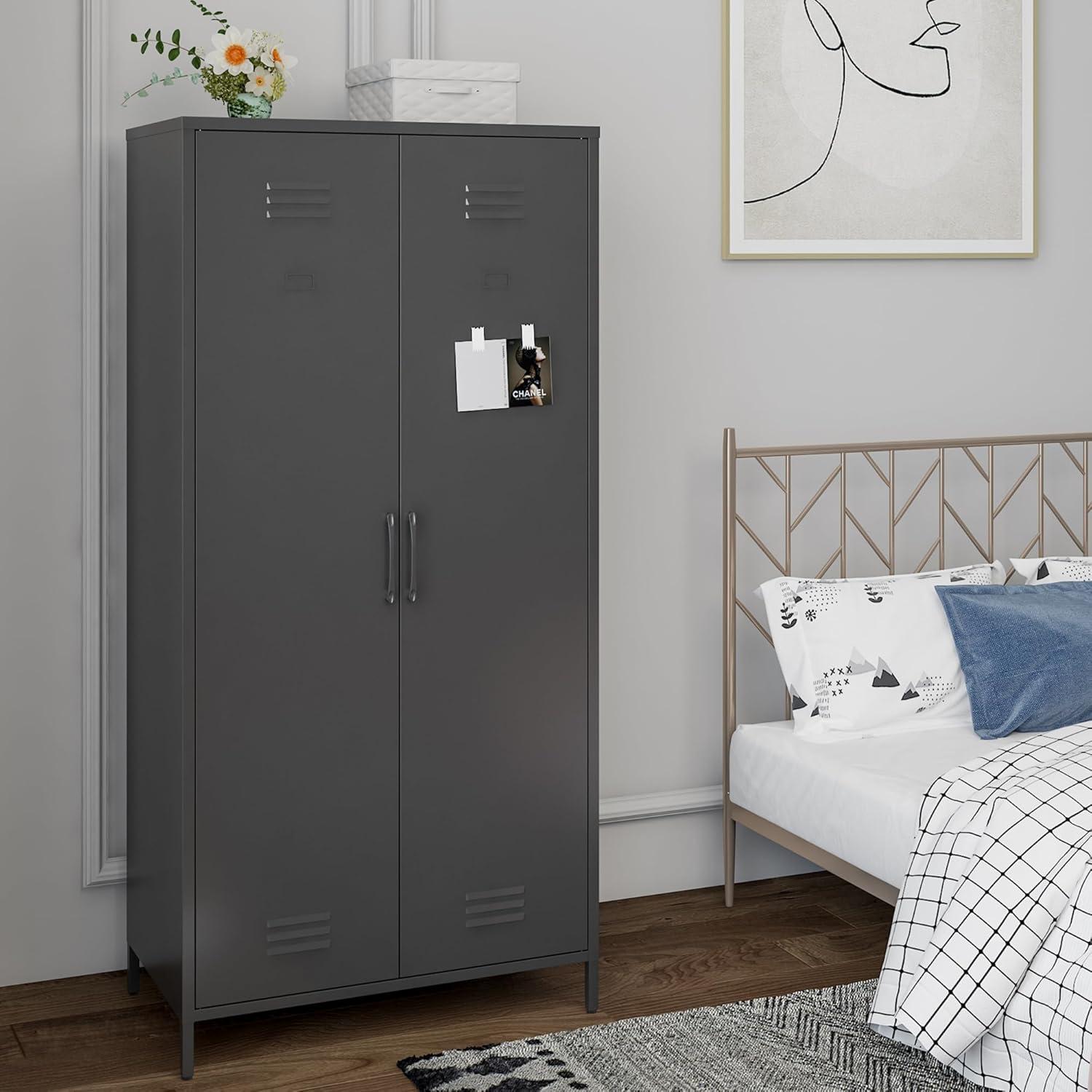 Maximizing Space with MIOCASA's Sleek, Sturdy Metal Wardrobe Closet