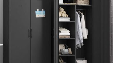 Maximizing Space With Miocasa Sleek Sturdy Metal Wardrobe Closet