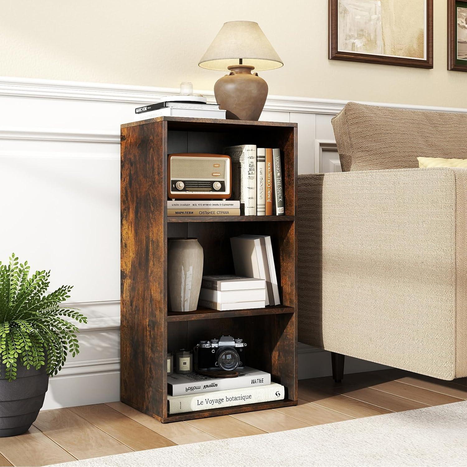 Maximizing Space with Tangkula's Adjustable 3-Cube Bookshelf Set