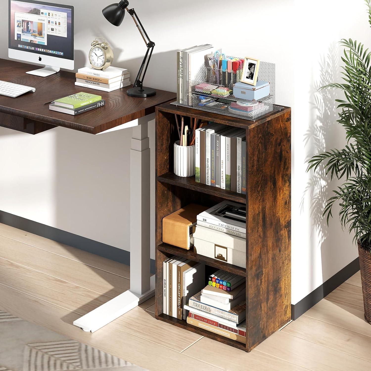 Maximizing Space with Tangkula's Adjustable 3-Cube Bookshelf Set