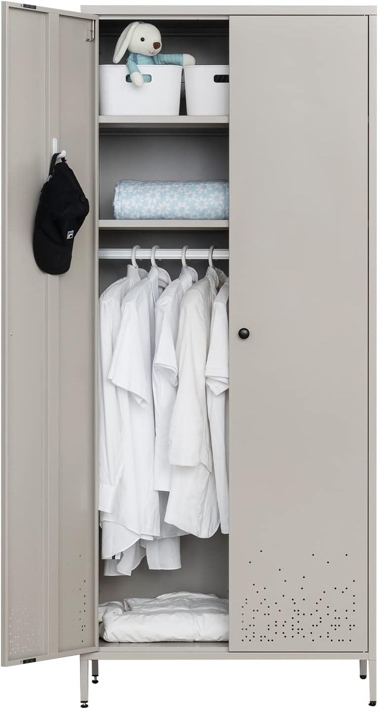 Maximizing Space With The Besfur Metal Wardrobe Stability Meets Style
