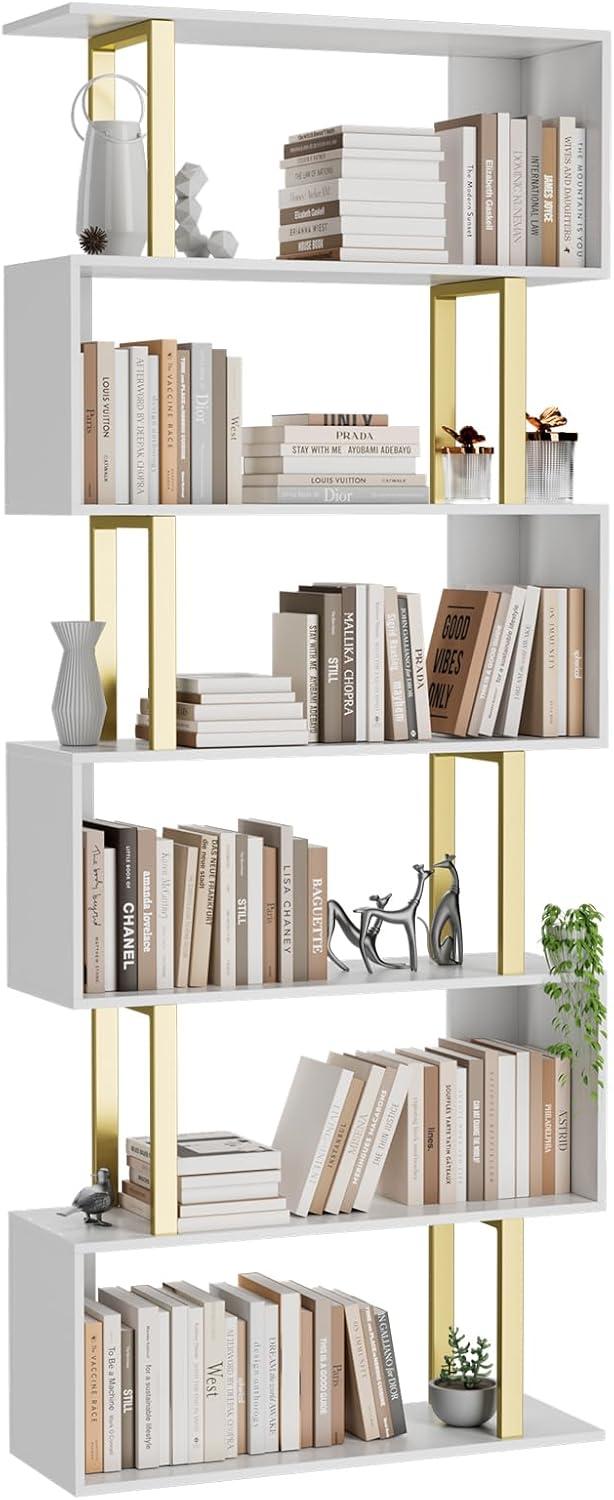 Maximizing Space With The Gadroad 6 Tier S Shaped Bookcase Review