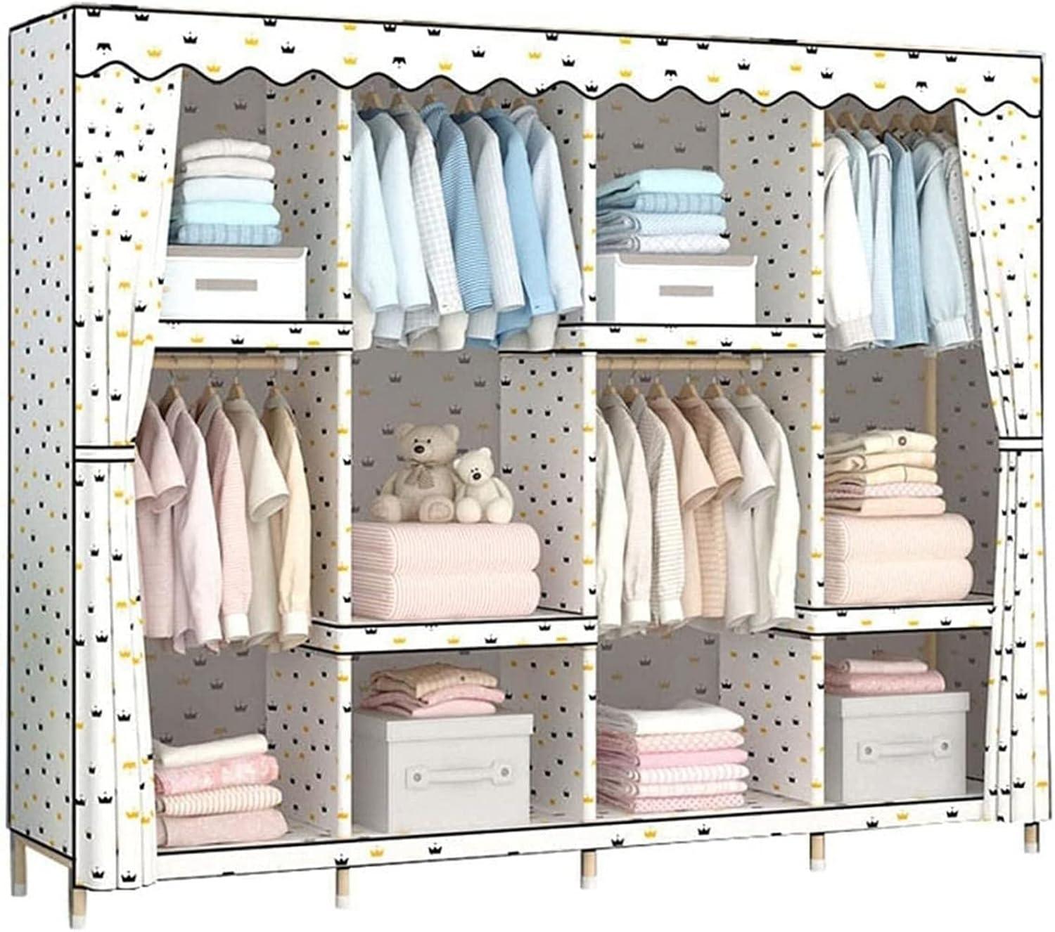 Maximizing Space With The Qhcs Portable Fabric Wardrobe Organizer