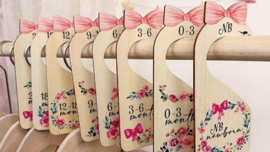 Organizing Baby Clothes Made Simple With Stylish Wooden Closet Dividers