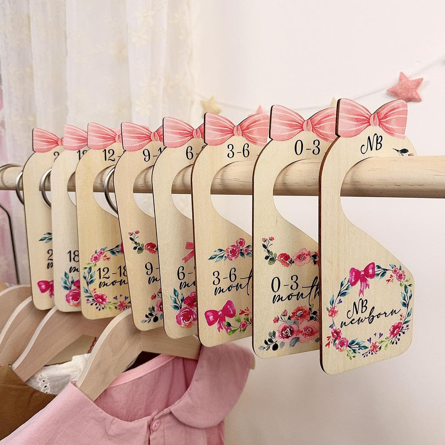 Organizing Baby Clothes Made Simple With Stylish Wooden Closet Dividers