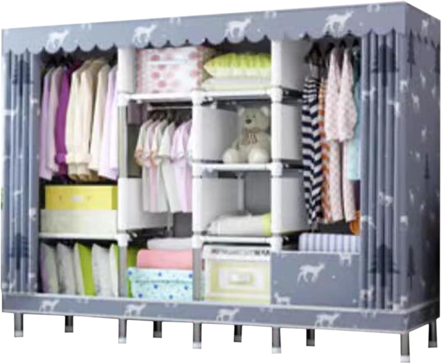 Organizing Made Simple Exploring A Spacious Steel Frame Wardrobe Solution