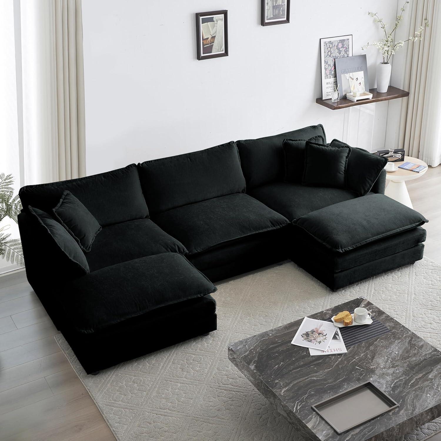 Transforming Our Space With The Gnixuu Oversized Modular Sectional Sofa