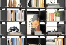 Transforming Spaces With Reibii 16 Cube Modular Book Shelf Organizer