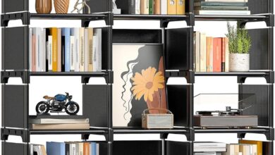 Transforming Spaces With Reibii 16 Cube Modular Book Shelf Organizer