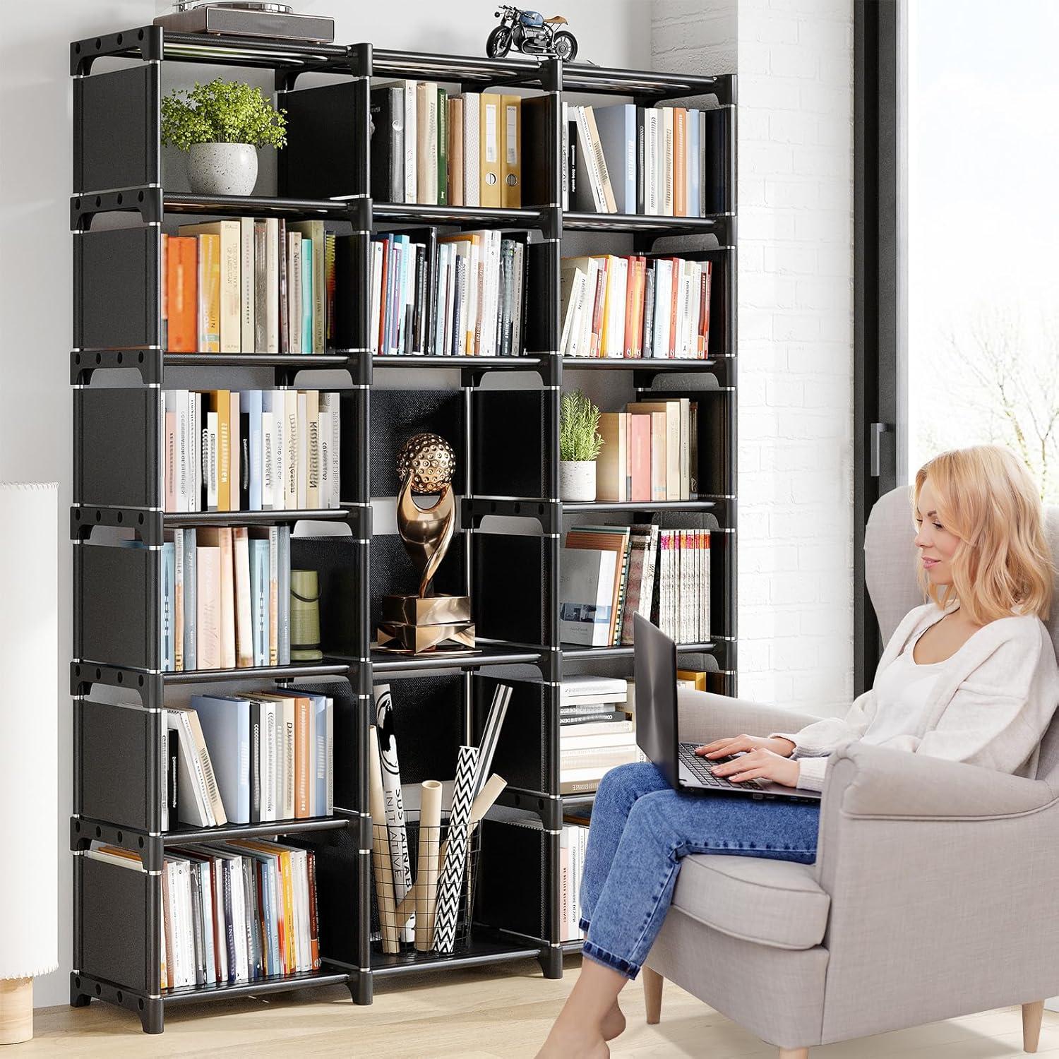 Transforming Spaces with REIBII's 16-cube Modular Book Shelf Organizer