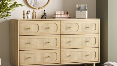 Wananlanen Rattan Dresser Style Meets Function In A Boho Bedroom Essential
