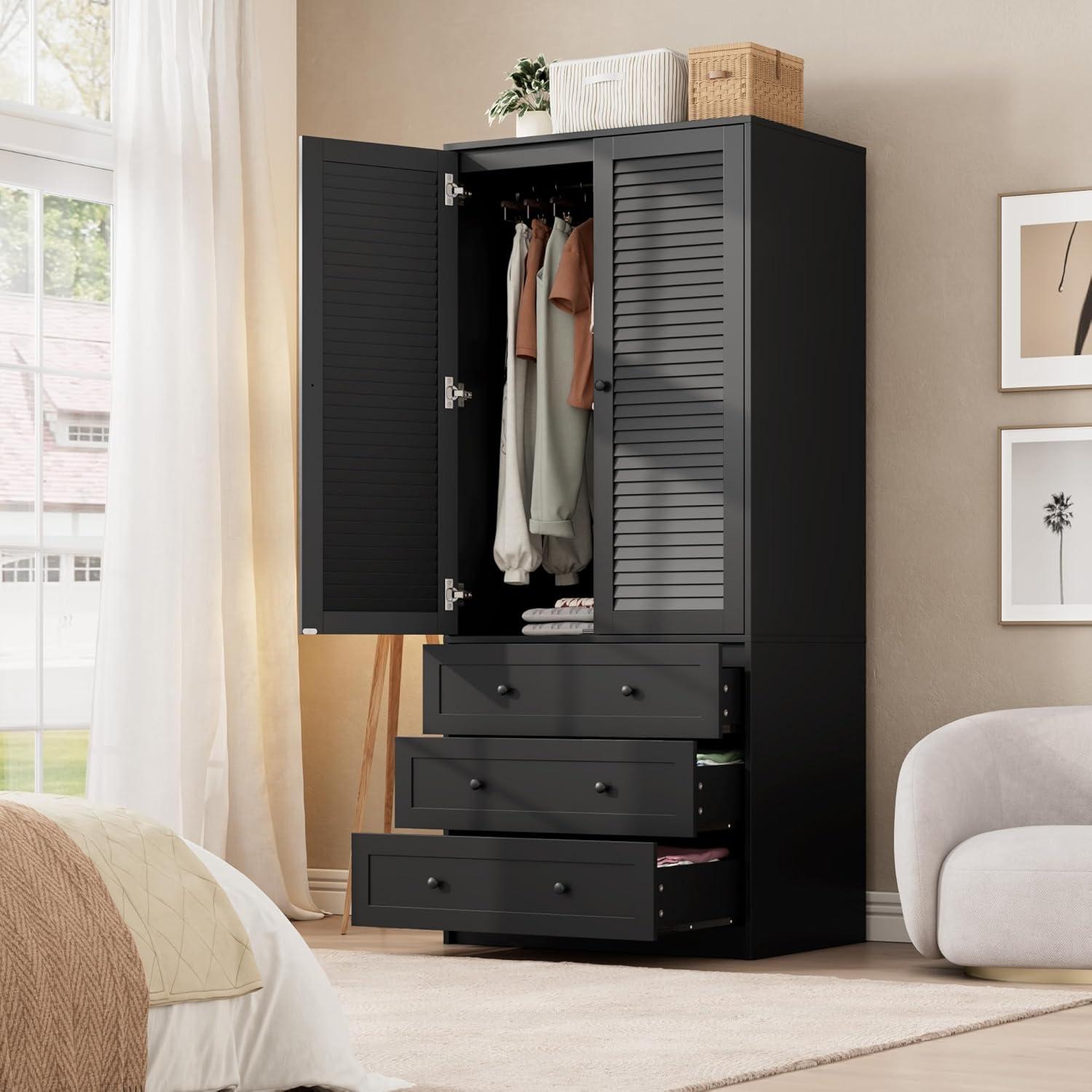Why The Senfot Modern Armoire Wardrobe Fits Perfectly In Our Bedroom Space