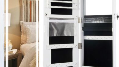 Spacious Stylish Exploring The Becko Us Led Jewelry Cabinet With Lights