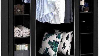 59 Inches Portable Closet Wardrobe How It Fits Your Space